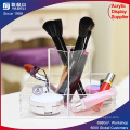 Acrylic Makeup Brush Holder with Lid